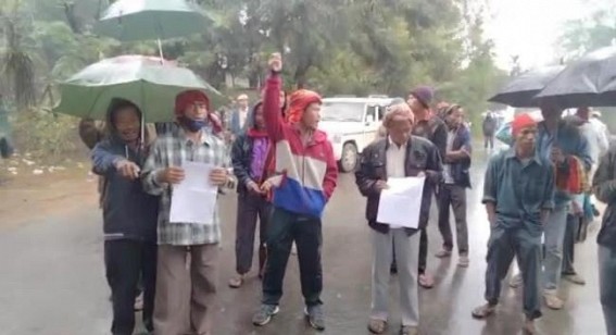 12 hours Strike : Teliamura PS Police detained all Agitators 12 hours Strike : Teliamura PS Police detained all Agitators